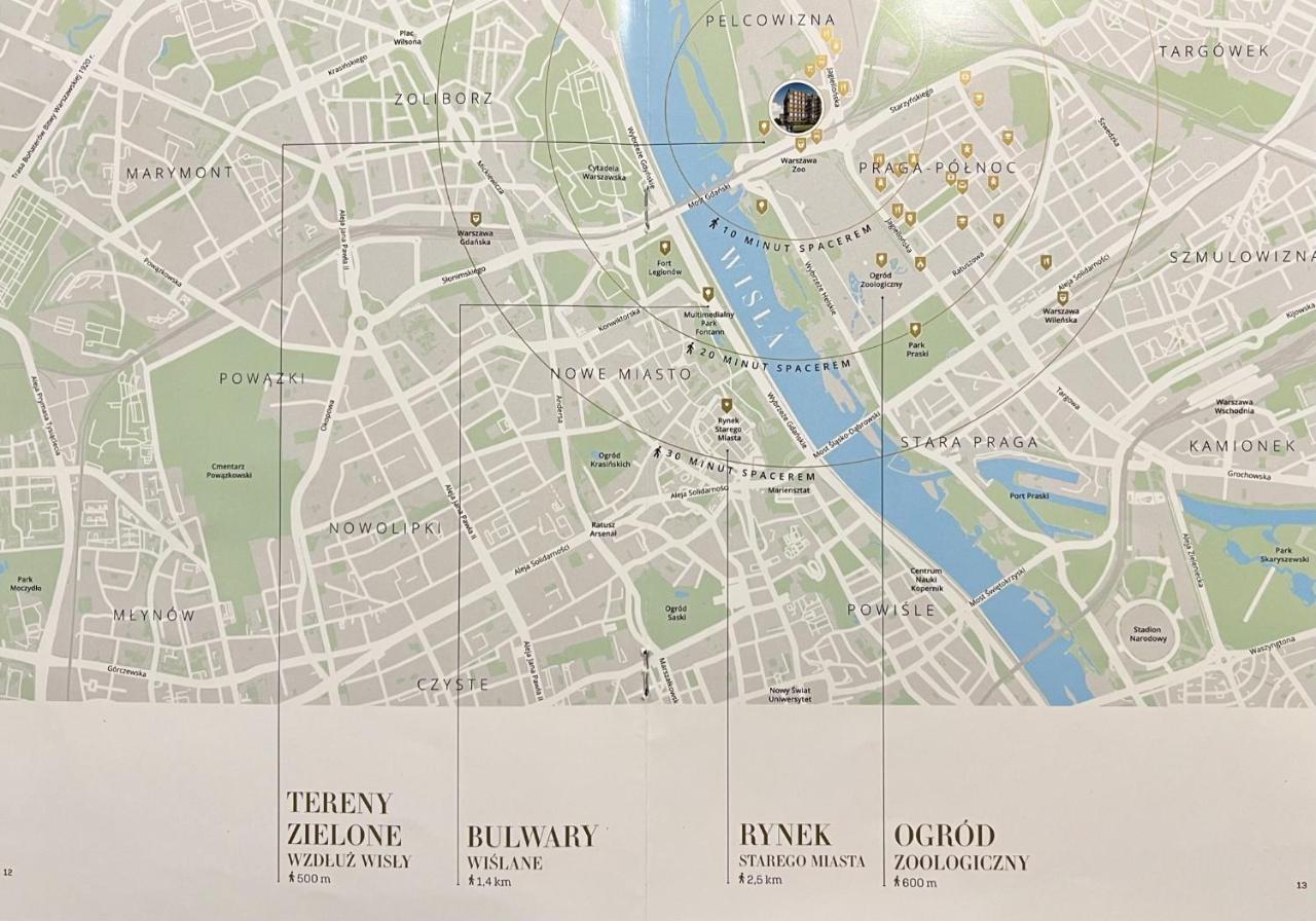Warsaw Downtown View 3 Rooms 60M2+ Free Garage 2Km Old Town Metro 9Min Tram Экстерьер фото